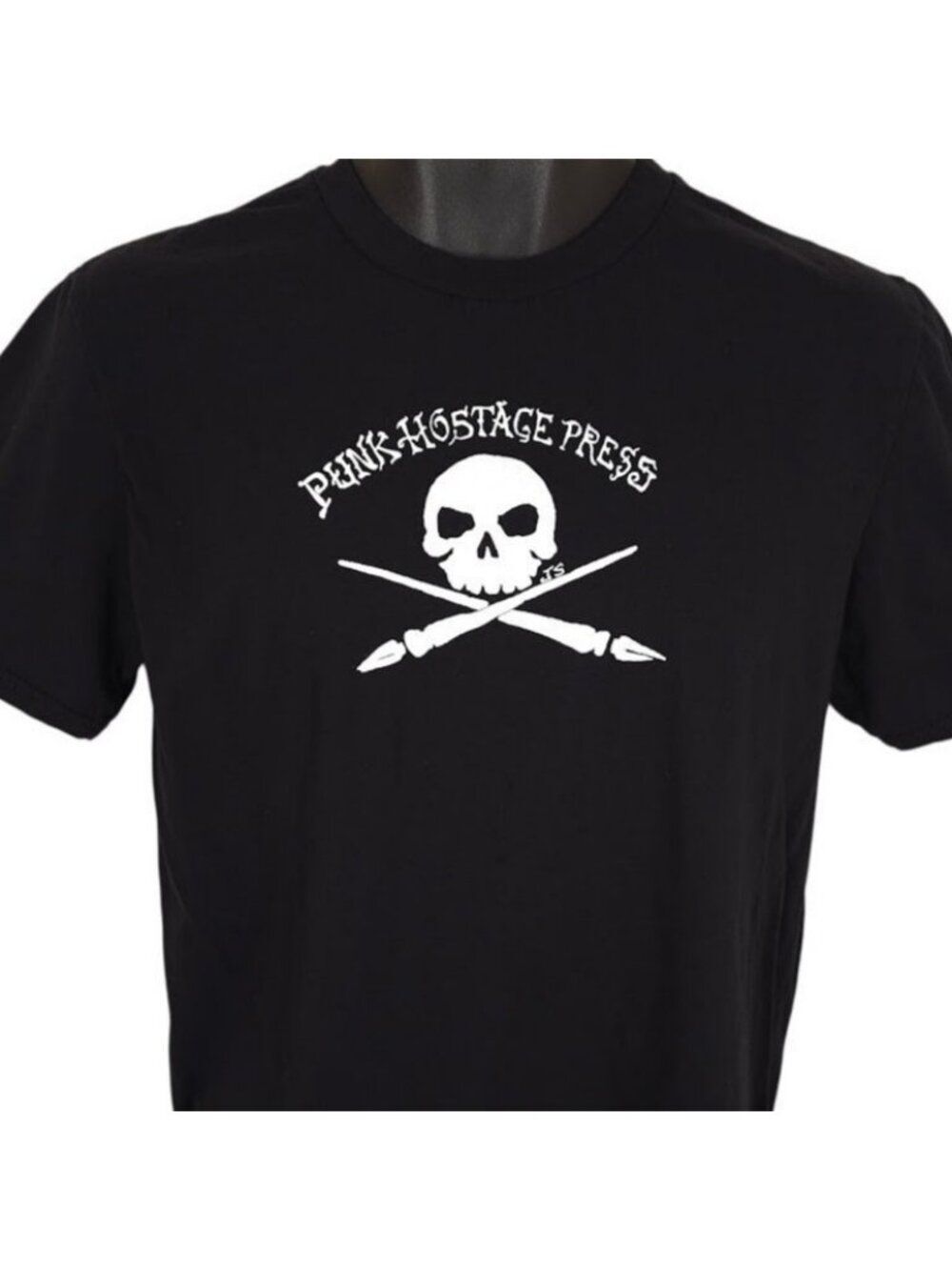 Punk Hostage Press T Shirt Mens Size Medium Black Independent Publisher